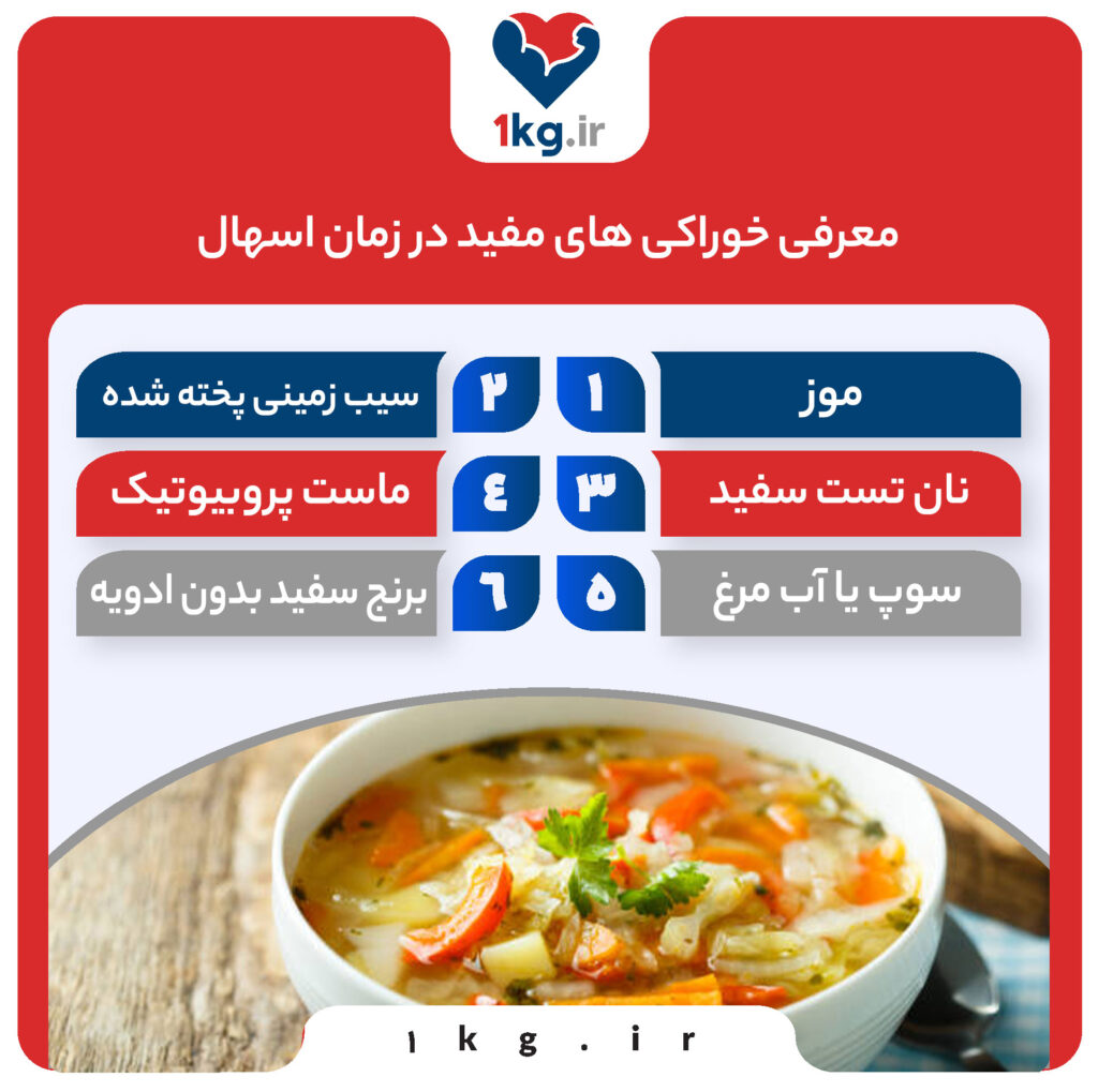 معرفی خوراکی های مفید در زمان اسهال، خداحافظی با اسهال با این خوارکی ها!