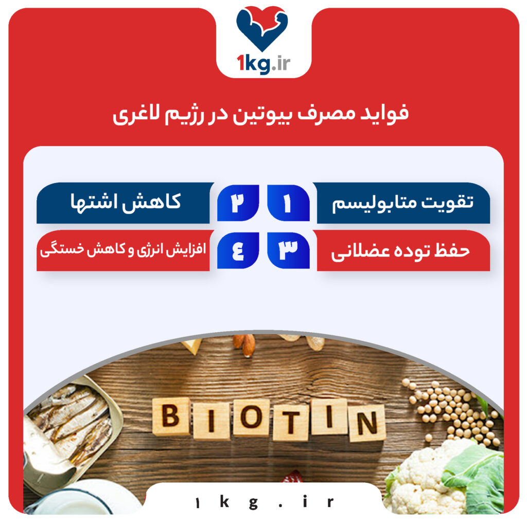 فواید مصرف بیوتین در رژیم لاغری