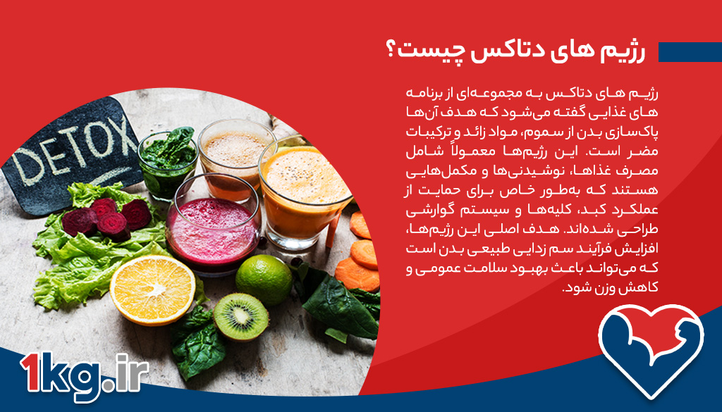 رژیم‌ های دتاکس چیست؟