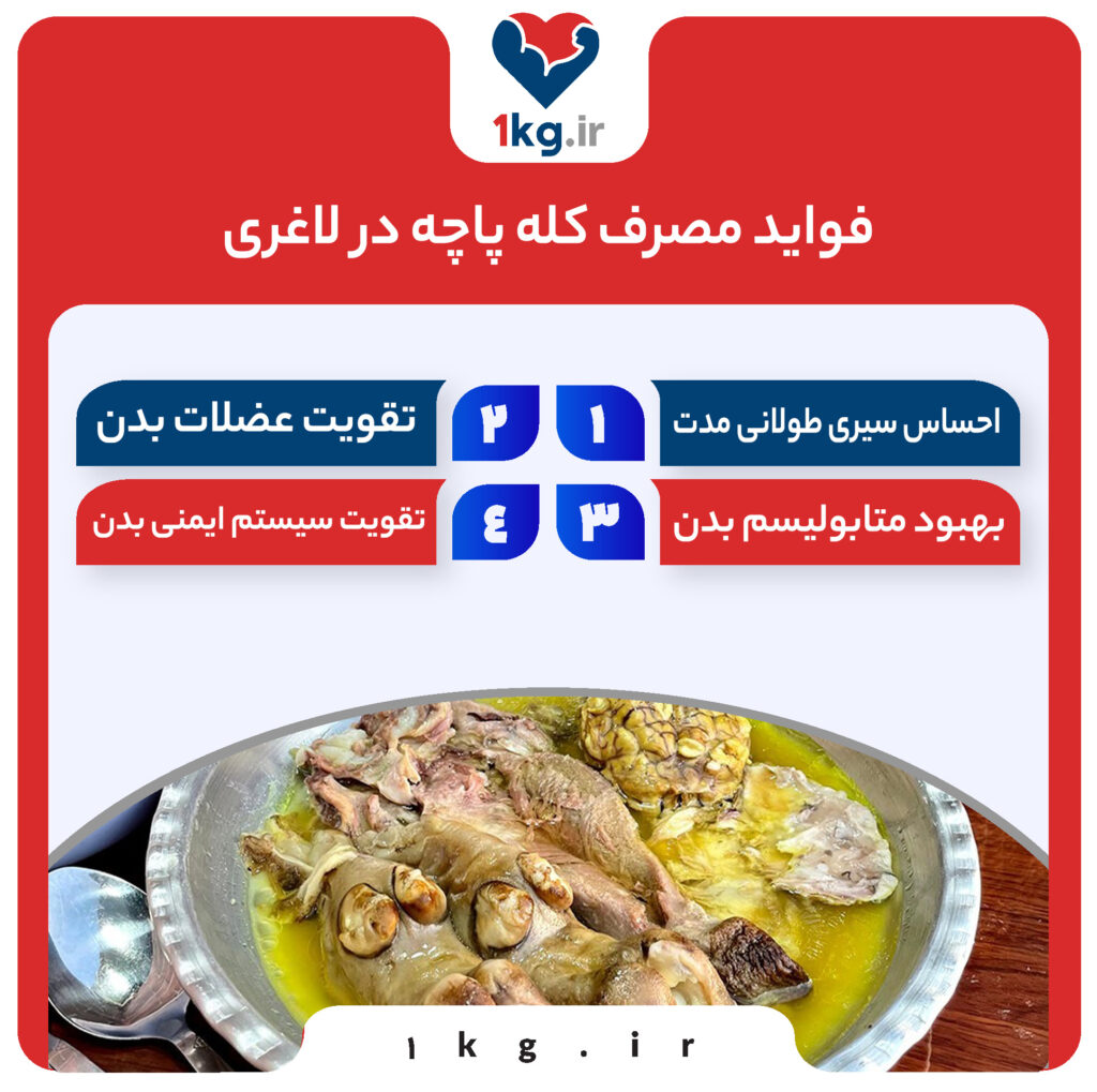 فواید مصرف کله پاچه در لاغری