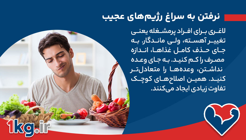 لاغری برای افراد پرمشغله؛ چطور بدون وقت زیاد، وزن کم کنیم؟