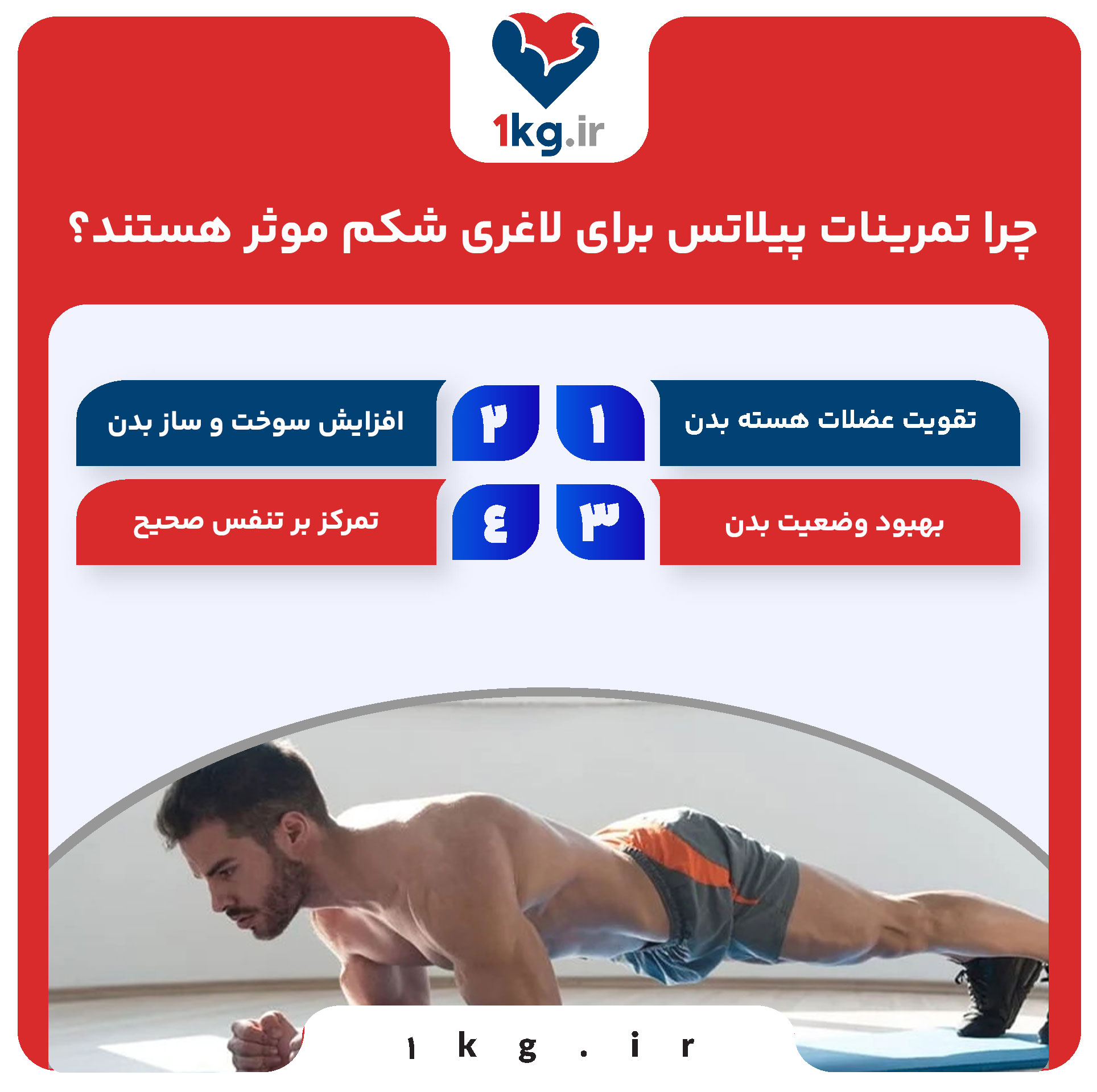 تمرینات پیلاتس برای لاغری شکم: بهترین روش‌ها برای رسیدن به شکم صاف و لاغر