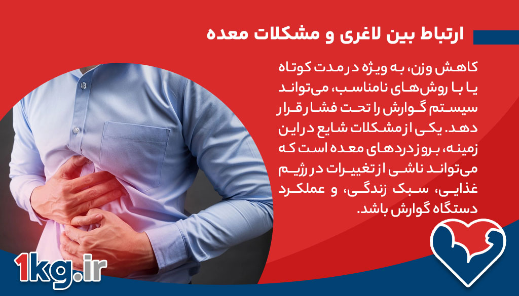 معده درد در لاغری: دلایل، راهکارها و پیشگیری 26 ارتباط بین لاغری و مشکلات معده