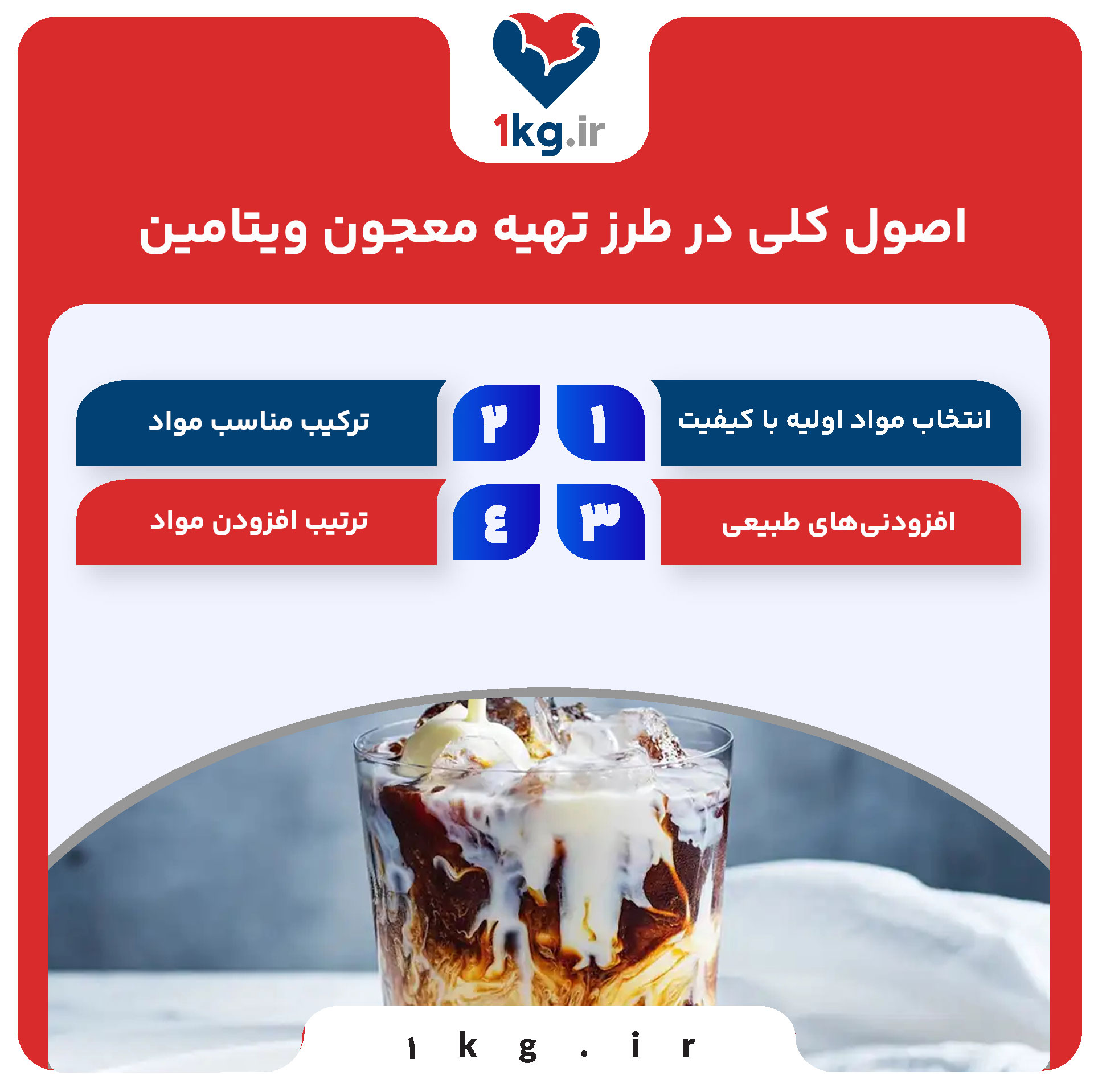 طرز تهیه معجون ویتامین: راهنمایی کامل برای یک نوشیدنی سالم و انرژیزا 27 اصول کلی در طرز تهیه معجون ویتامین