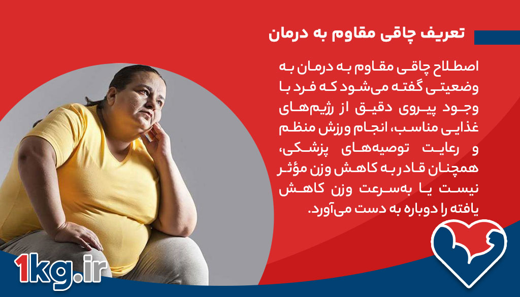 تعریف چاقی مقاوم به درمان