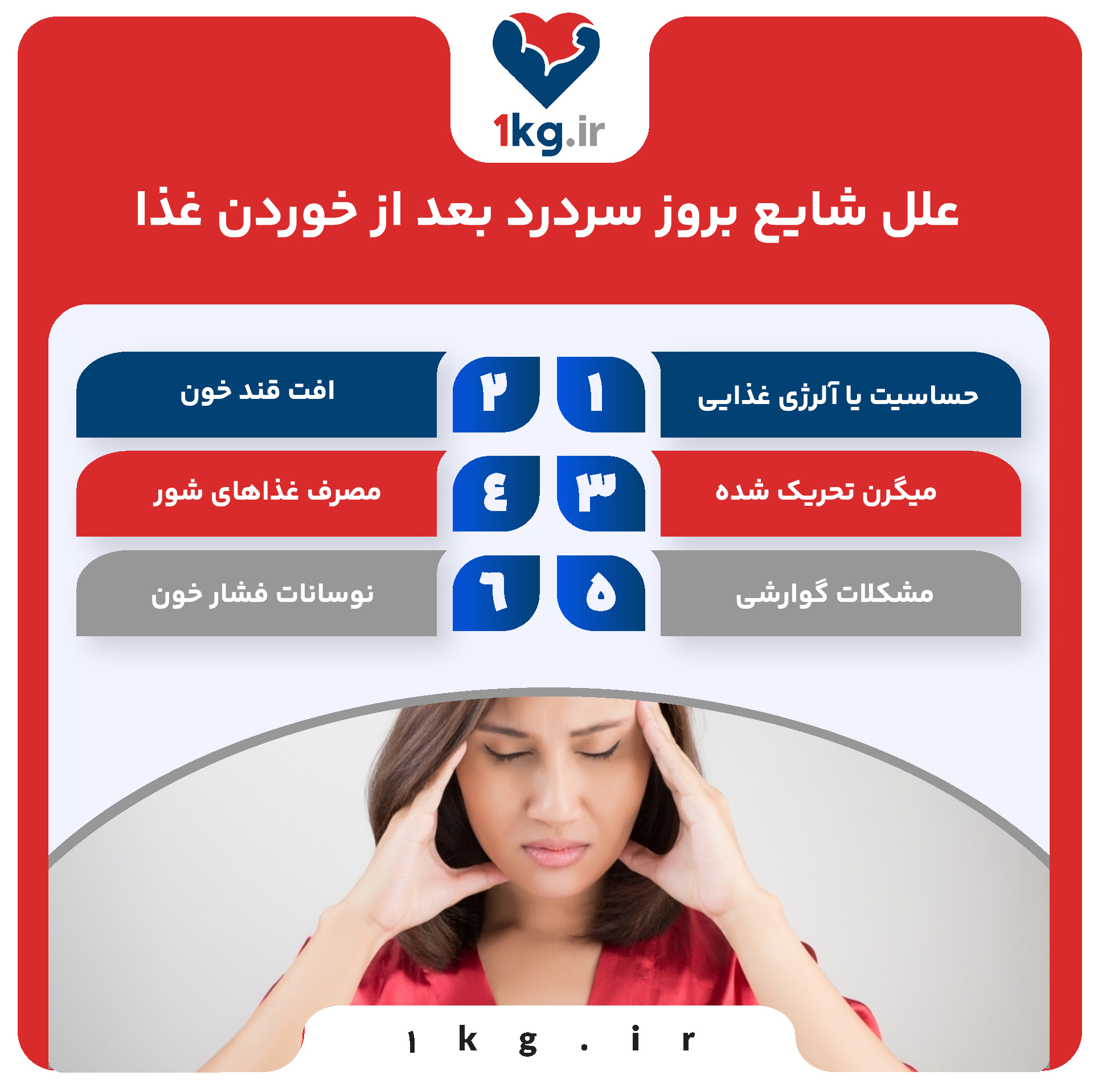 سردرد بعد از خوردن غذا: دلایل، علل و راهکارهای مقابله 27 علل شایع بروز سردرد بعد از خوردن غذا