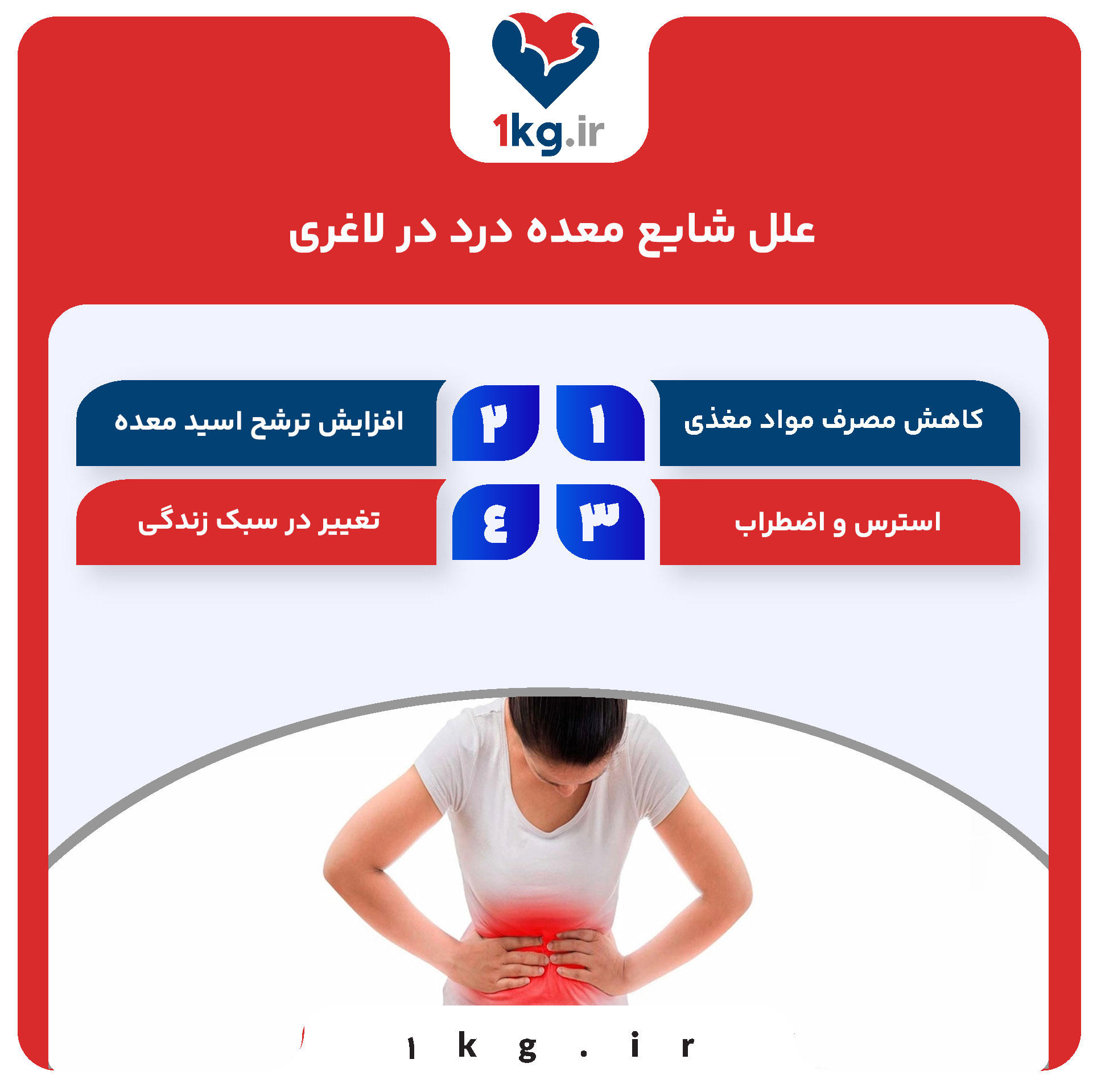 معده درد در لاغری: دلایل، راهکارها و پیشگیری 27 علل شایع معده درد در لاغری