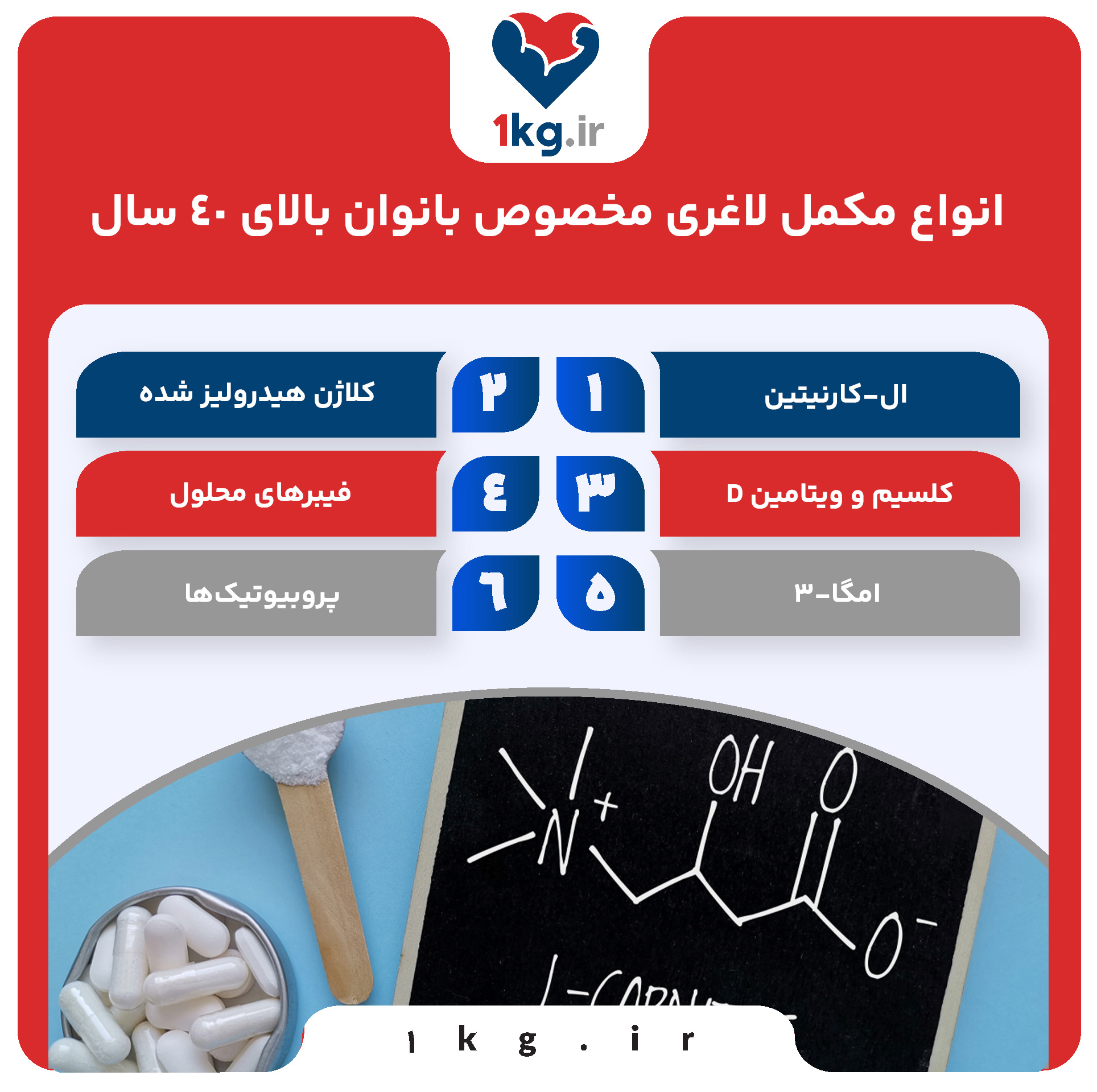 مکمل لاغری مخصوص بانوان بالای ۴۰ سال+10مکمل کارآمد 27 انواع مکمل لاغری مخصوص بانوان بالای ۴۰ سال