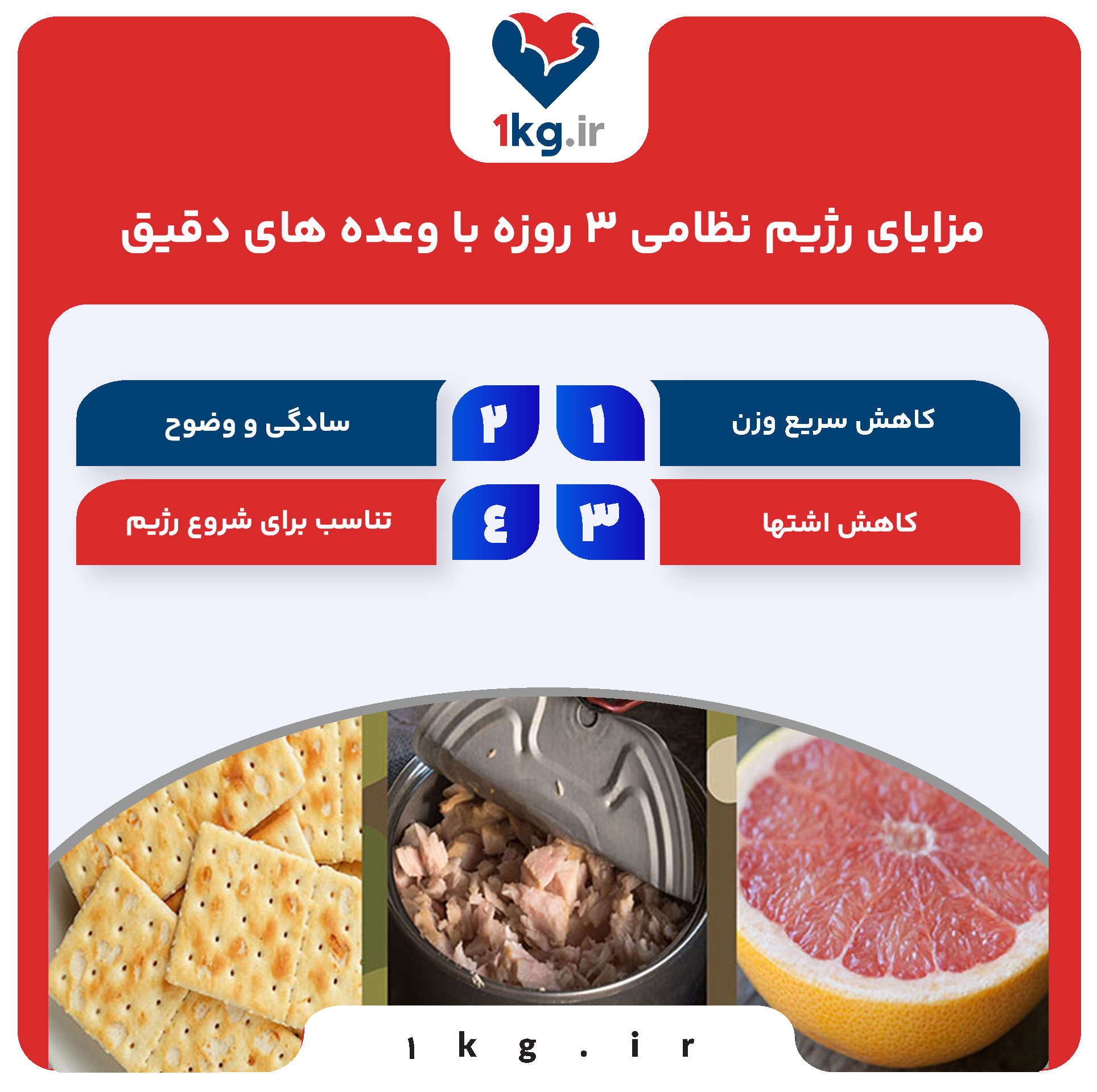 رژیم نظامی ۳ روزه با وعده های دقیق 27 مزایای رژیم نظامی ۳ روزه با وعده های دقیق