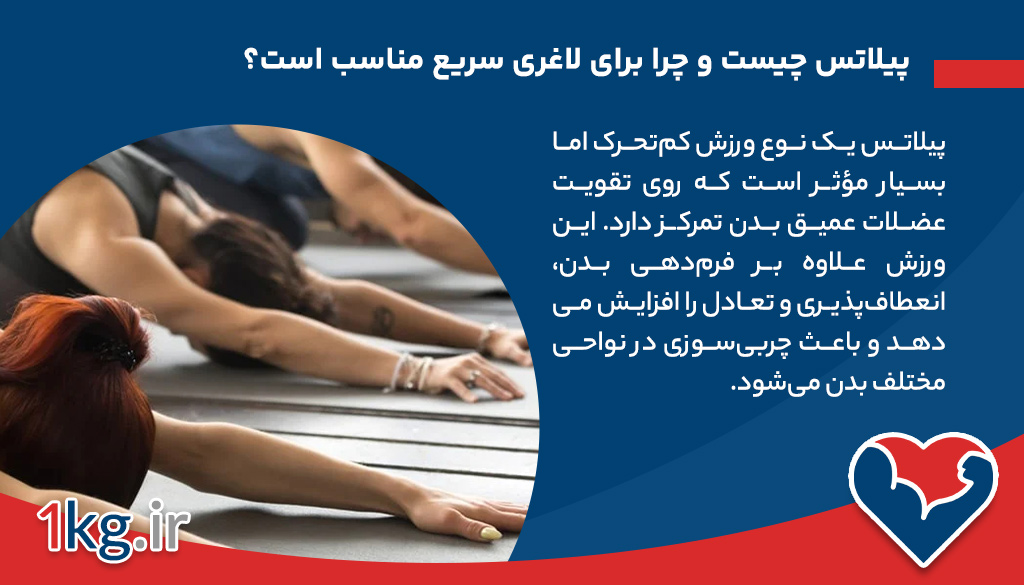 پیلاتس برای لاغری سریع: راهنمای جامع برای رسیدن به تناسب اندام و کاهش وزن مؤثر 26 پیلاتس چیست و چرا برای لاغری سریع مناسب است؟