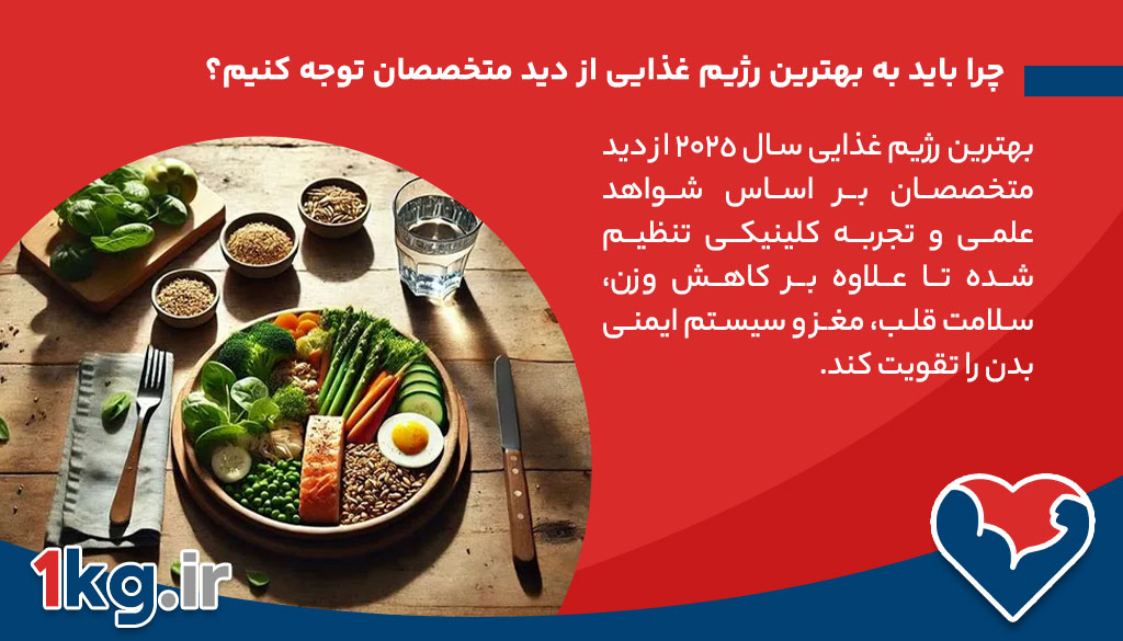 بهترین رژیم غذایی سال ۲۰۲۵ از دید متخصصان: راهنمایی جامع برای سلامت و کاهش وزن 26 چرا باید به بهترین رژیم غذایی سال ۲۰۲۵ از دید متخصصان توجه کنیم؟