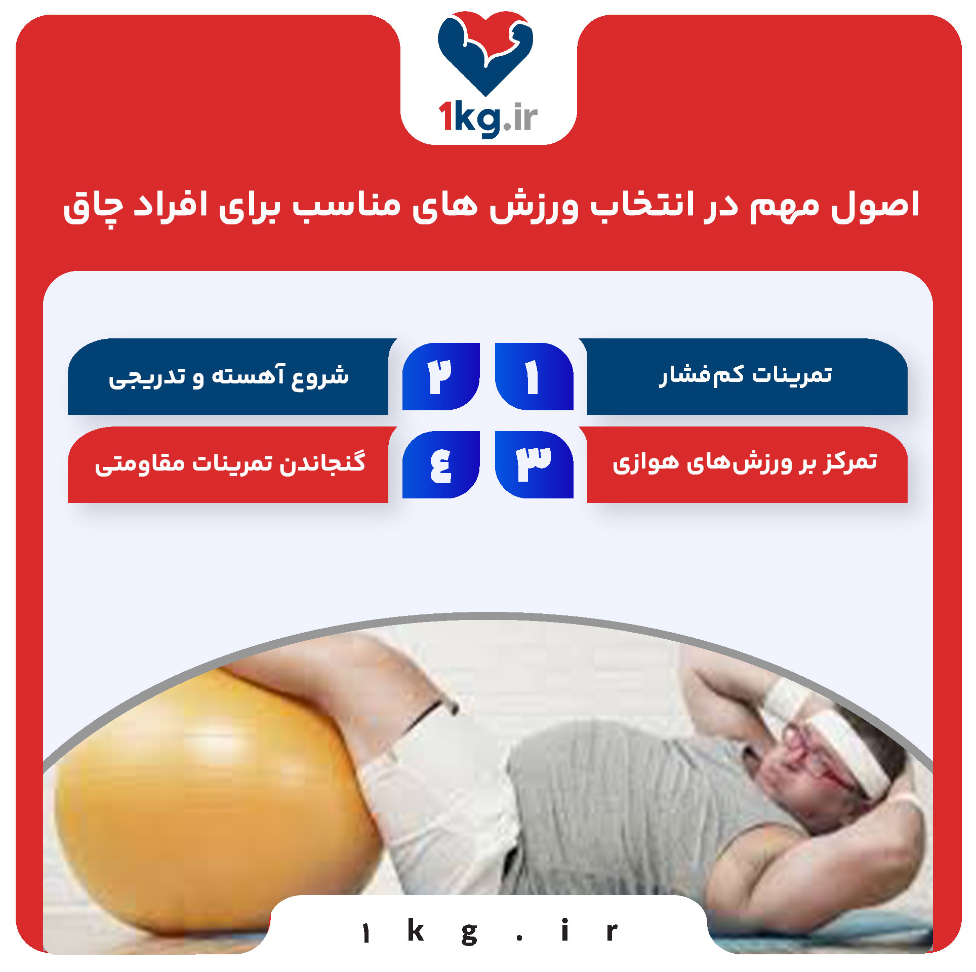 اصول مهم در انتخاب ورزش های مناسب برای افراد چاق