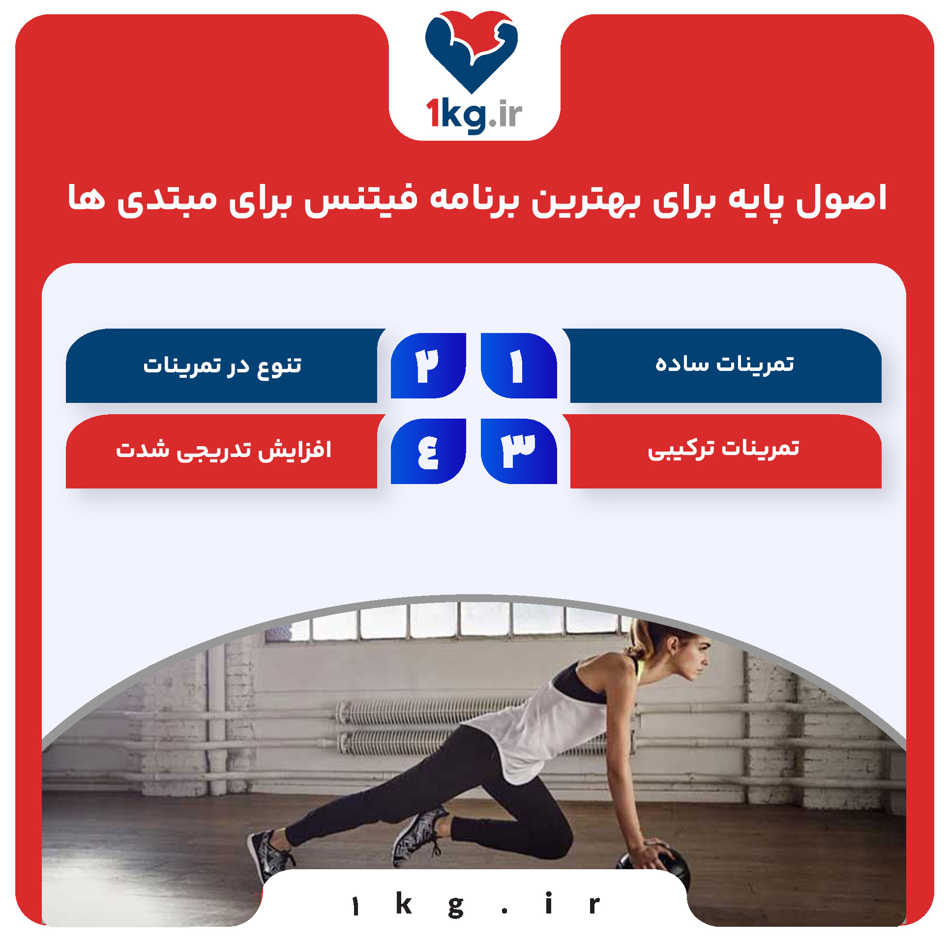 اصول پایه برای بهترین برنامه فیتنس برای مبتدی ها