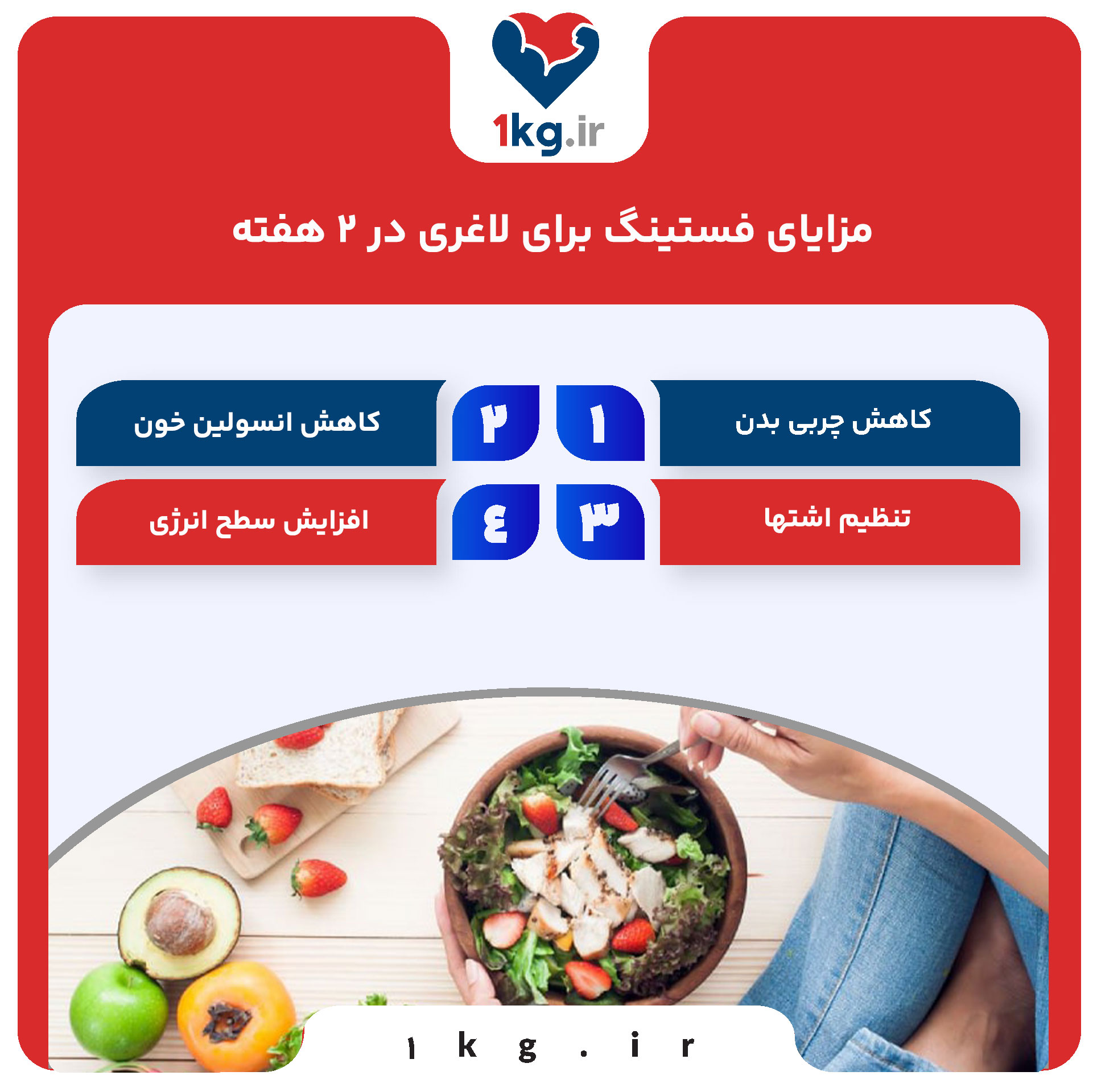 مزایای فستینگ برای لاغری در ۲ هفته