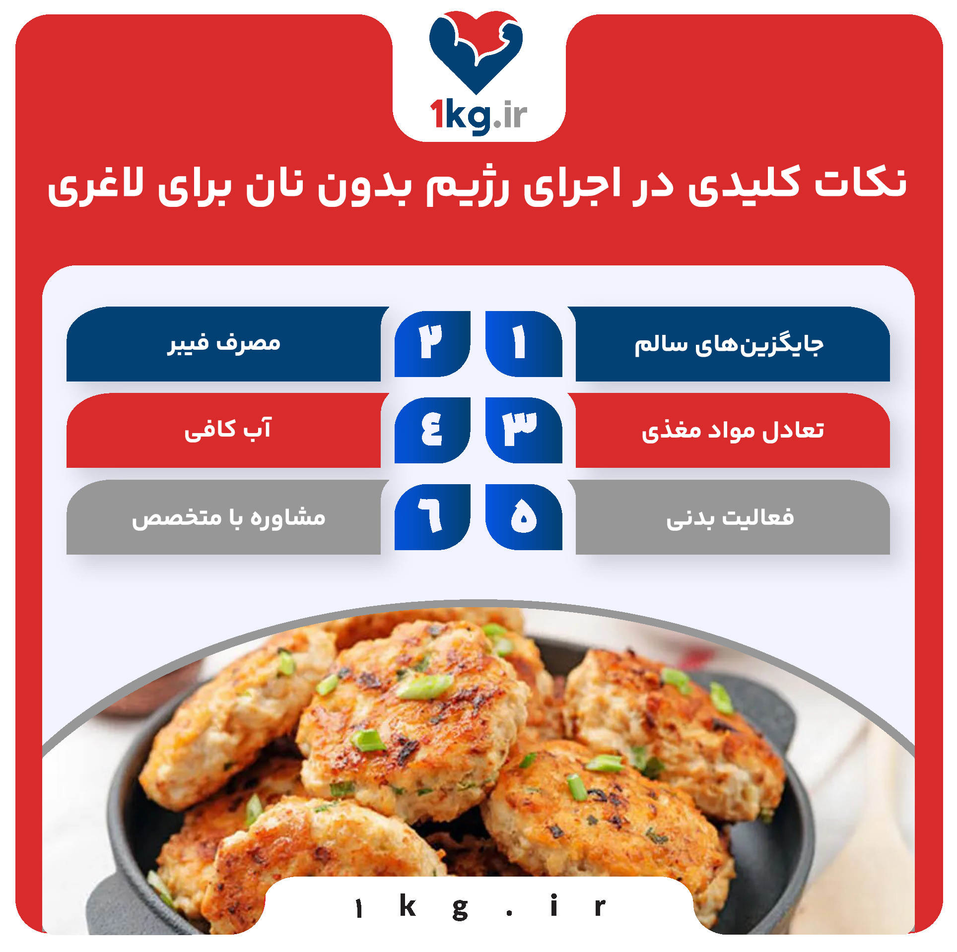 نکات کلیدی در اجرای رژیم بدون نان برای لاغری