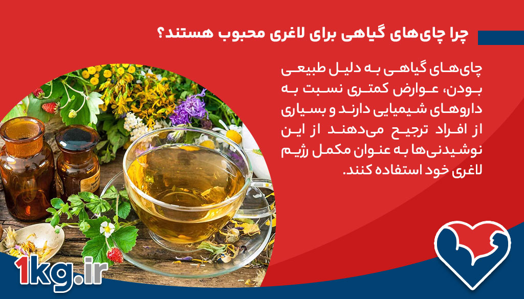 چرا چای‌های گیاهی برای لاغری محبوب هستند؟