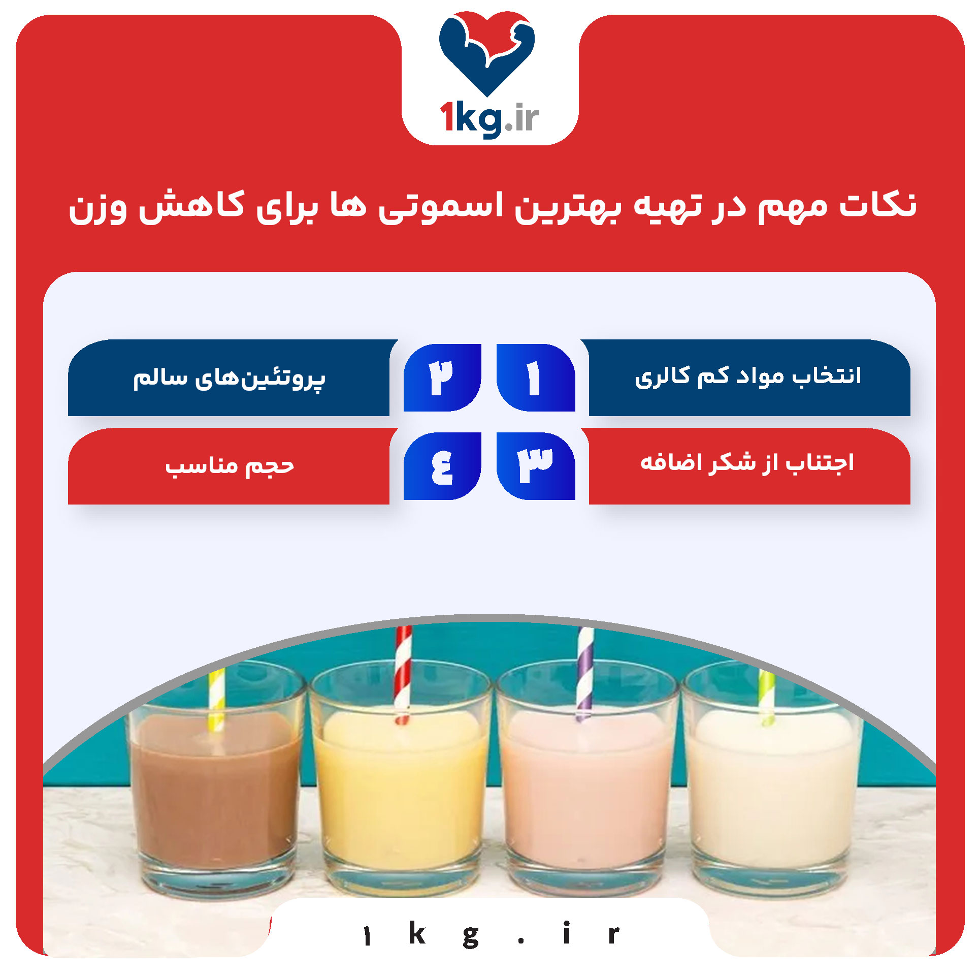 نکات مهم در تهیه بهترین اسموتی ها برای کاهش وزن