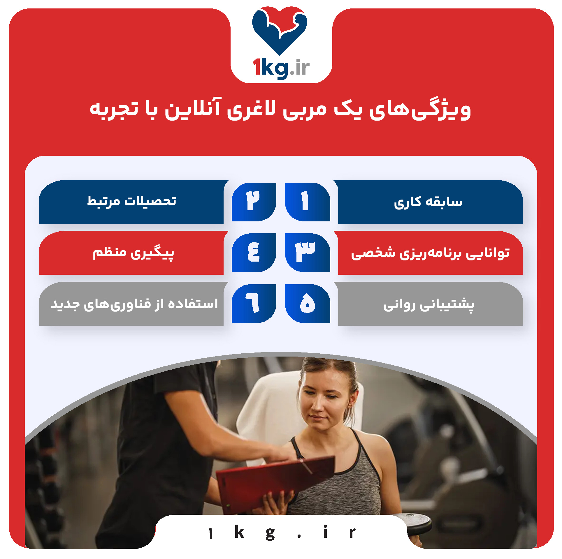 ویژگی‌های یک مربی لاغری آنلاین با تجربه