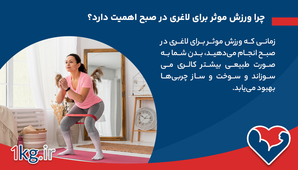 ورزش موثر برای لاغری در صبح: چگونه با انرژی بالا چربی بسوزانیم؟ 26 چرا ورزش موثر برای لاغری در صبح اهمیت دارد؟