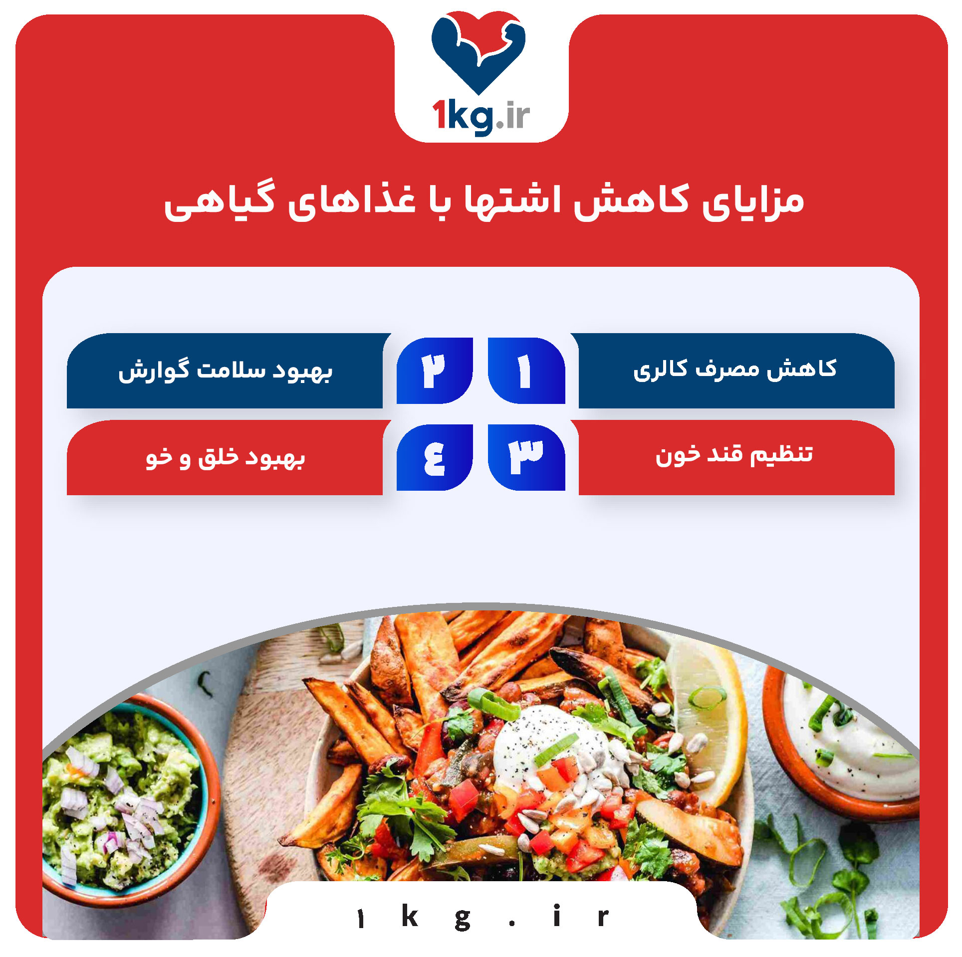 مزایای کاهش اشتها با غذاهای گیاهی