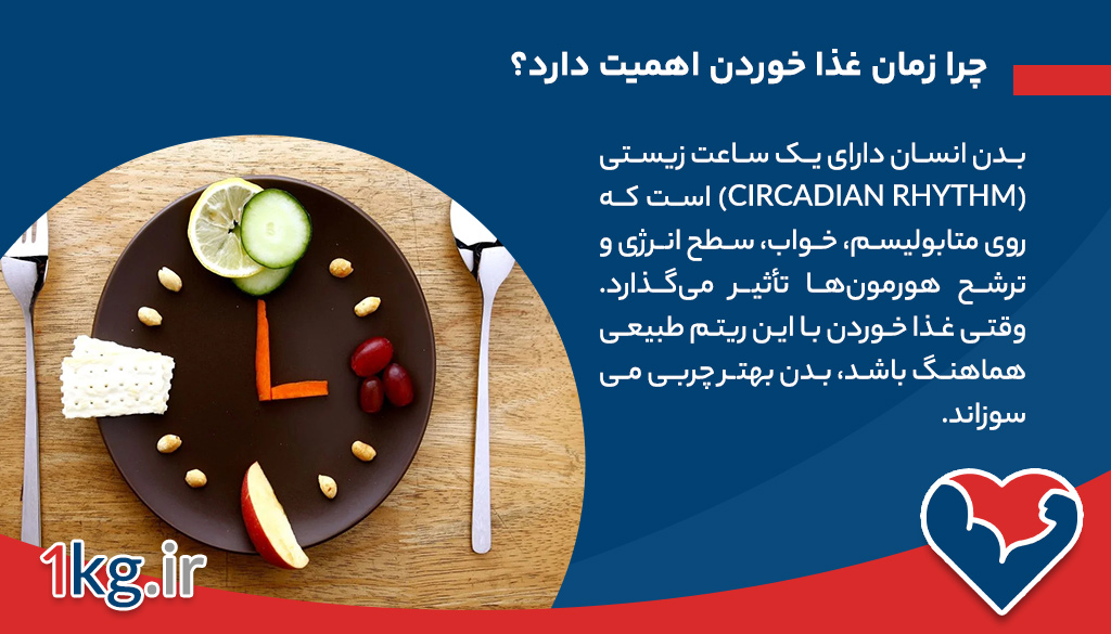 چرا زمان غذا خوردن اهمیت دارد؟