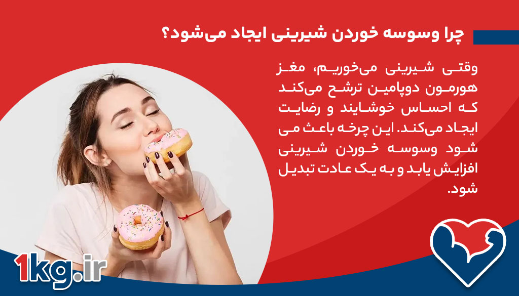 چرا وسوسه خوردن شیرینی ایجاد می‌شود؟