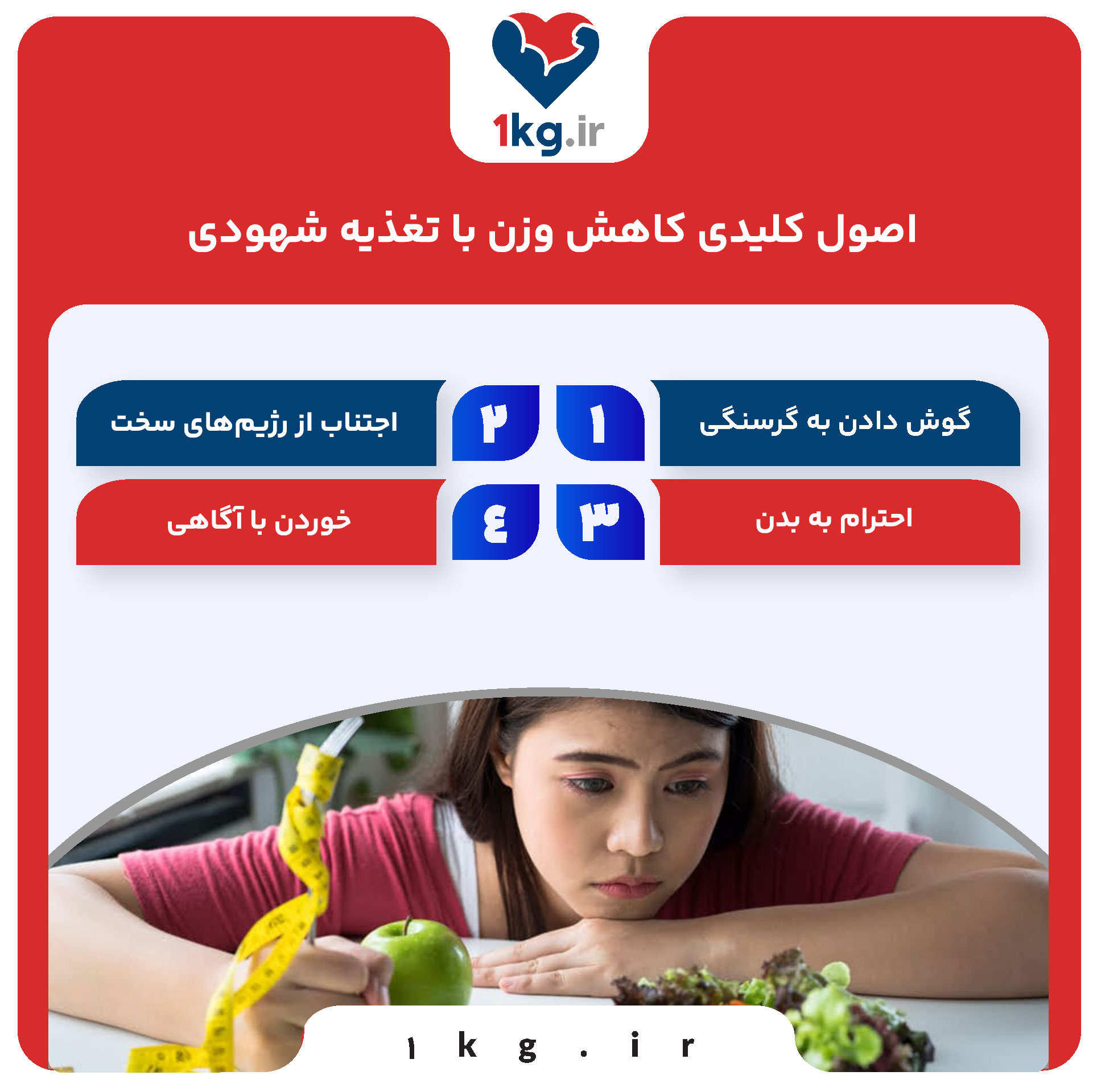 اصول کلیدی کاهش وزن با تغذیه شهودی