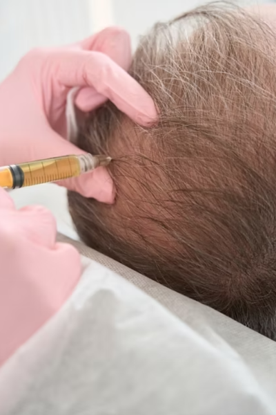 مقایسه مزوتراپی و پی آر پی در درمان ریزش مو