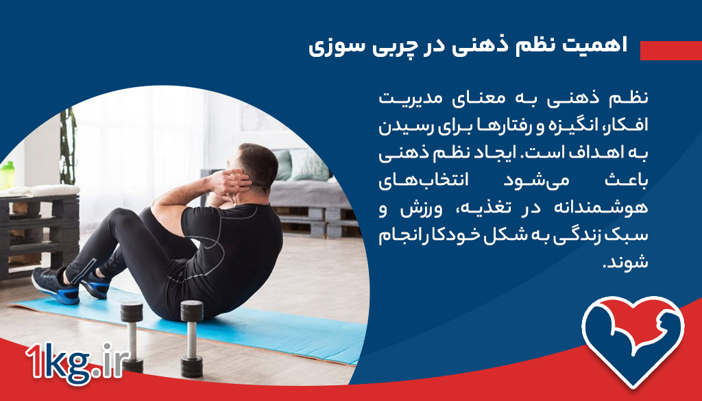 چربی سوزی با نظم ذهنی و بدنی 26 اهمیت نظم ذهنی در چربی سوزی