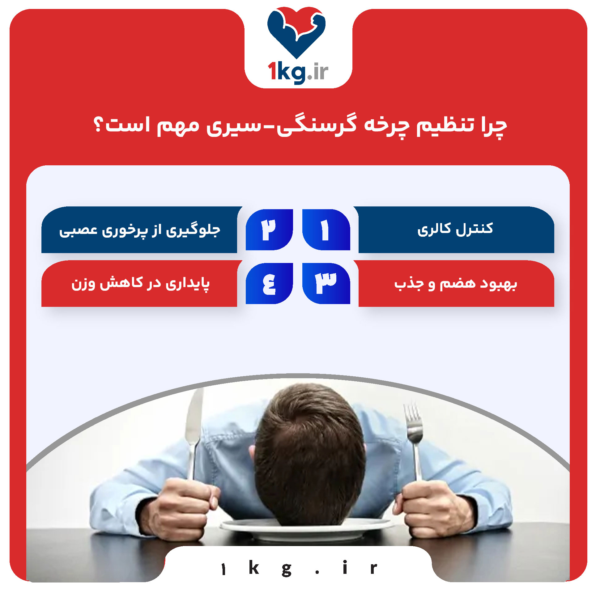 چرا تنظیم چرخه گرسنگی-سیری مهم است؟