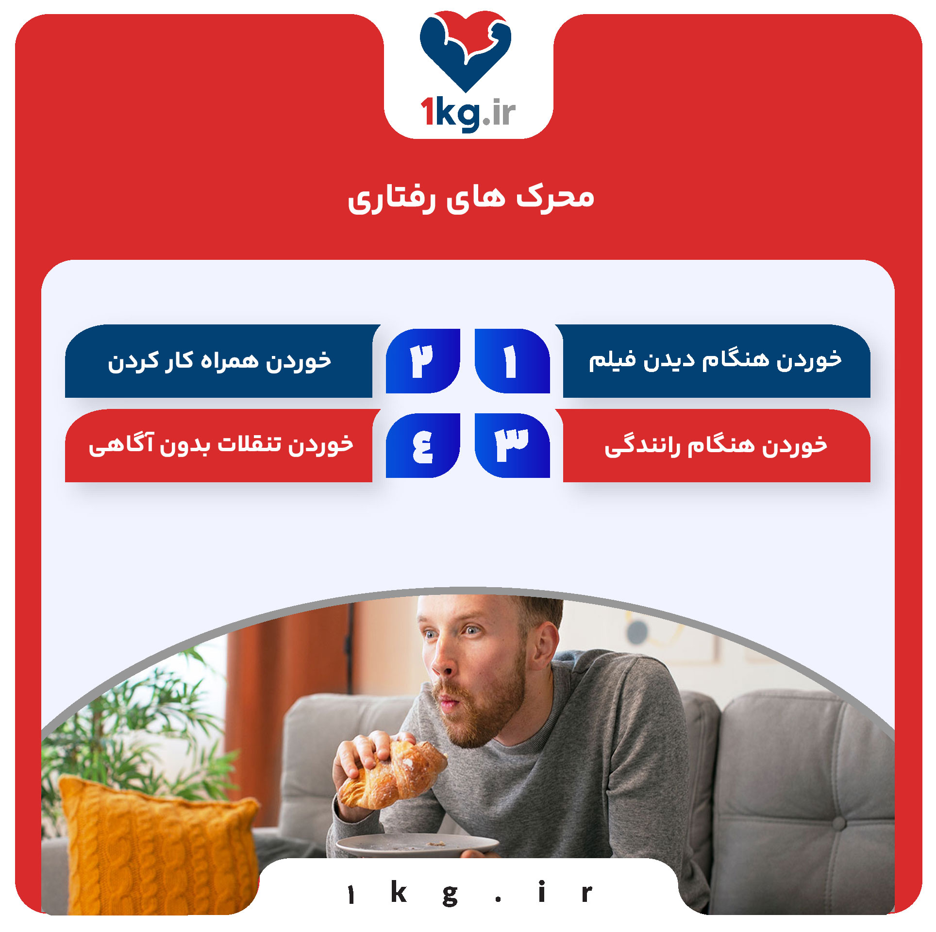 کاهش وزن با حذف محرک های پرخوری پنهان: رویکردی علمی برای کنترل اشتها و مدیریت خوردن 27 محرک های رفتاری