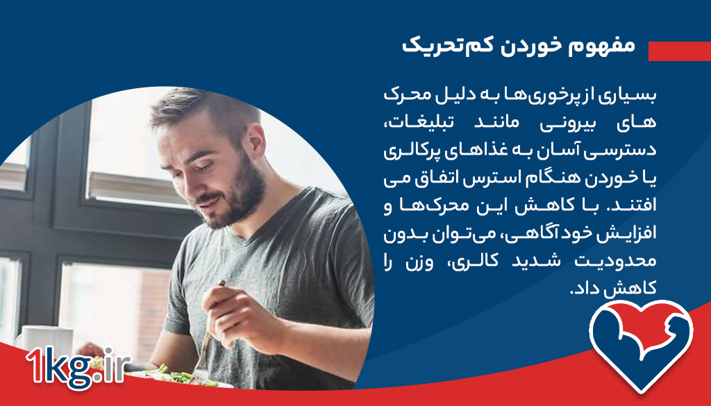 مفهوم خوردن کم‌تحریک