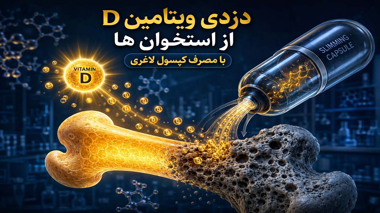 دزدی ویتامین D از استخوان هایتان با مصرف کپسول لاغری&nbsp;